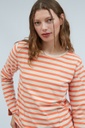 [SUT-S24W-01462-STRIPEMAND] Suite 13 | T-shirt manches longues Ganges à rayures - Mandarine (-XS-)