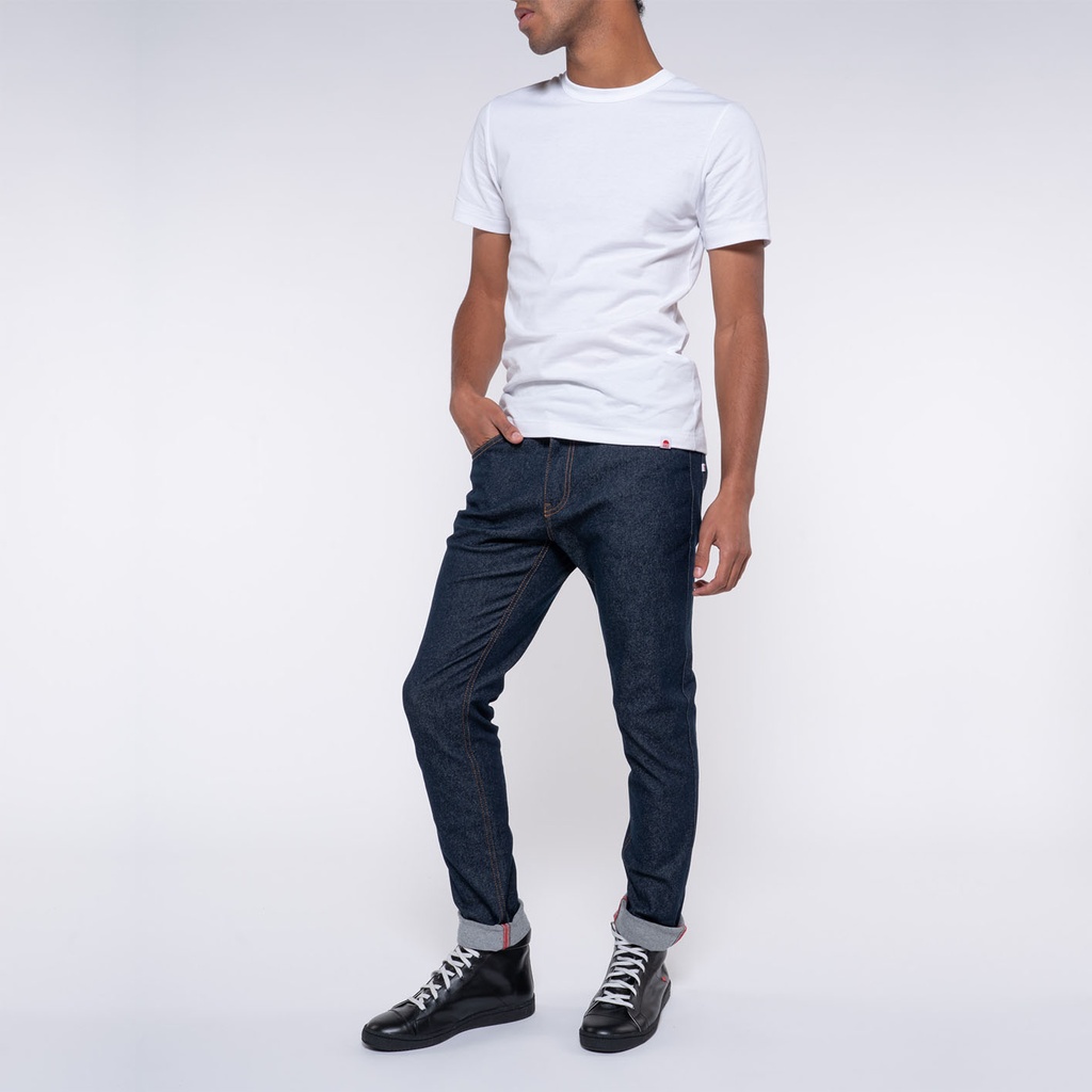 Indigo Brut Jeans Coton Bio Jeans 201N Droit Denim Super Denim