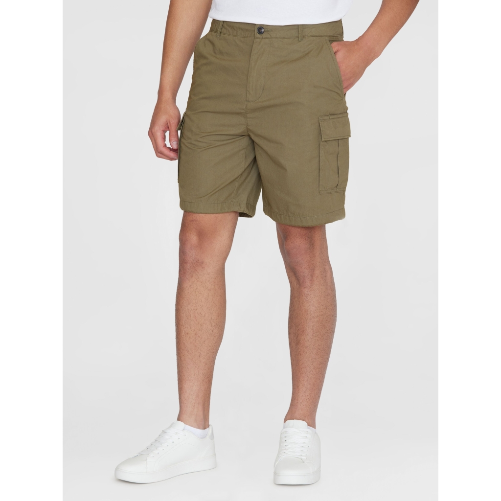 KNOWLEDGE | Short Cargo Loose - Light feather gray