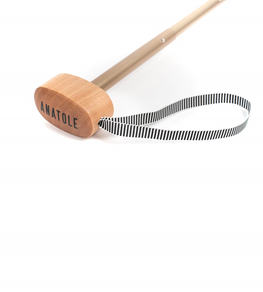 Anatole | Mini parapluie beige - micro & solide - Camille