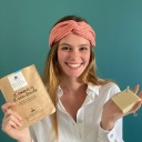 Malou &amp; Marius | Bandeau Cheveux soin du visage - &quot;Trop Beau&quot;  - 3 Coloris : Rose, écru ou ocre