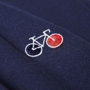 La Gentle Factory | Sweat Basile Broderie Vélo - Bleu Marine