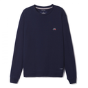 La Gentle Factory | Sweat Basile Broderie Vélo - Bleu Marine