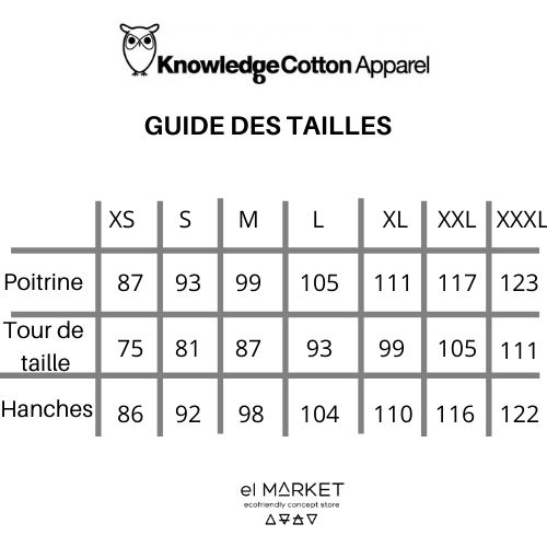 Knowledge Cotton Apparel | Pantalon Chino Chuck - Vintage Indigo