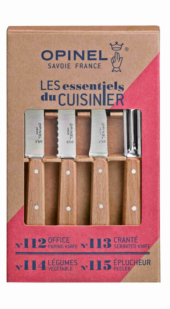 Opinel | Coffret Couteaux - Les Essentiels en Cuisine 