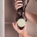 Lamazuna | Shampoing solide HE - Cheveux normaux - Argile blanche et verte