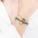 A Beautiful Story | Bracelet Gemstone - Aventurine Gold