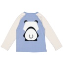 Coq en Pate | T-shirt Raglan Mibo Panda - Violet 