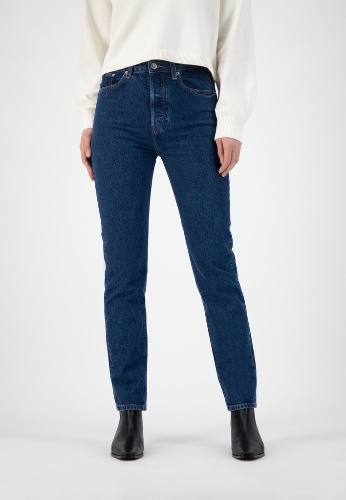 Mud Jeans | Jean Femme Piper Straight - Stone Indigo