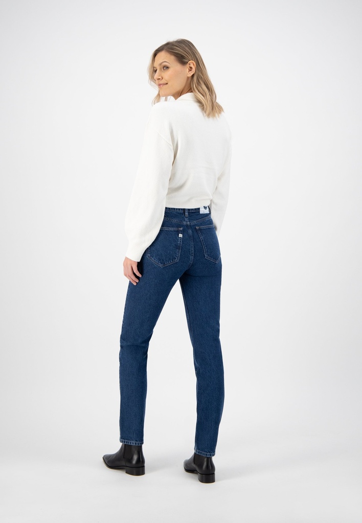 Mud Jeans | Jean Femme Piper Straight - Stone Indigo