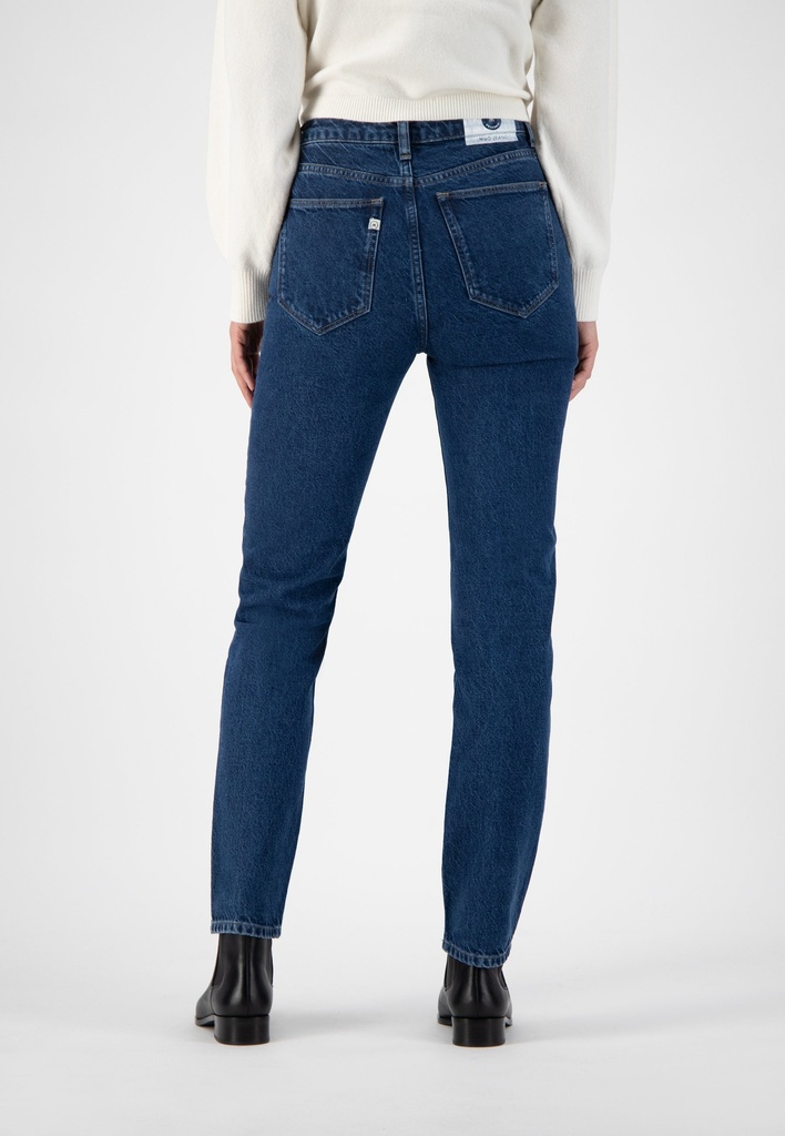 Mud Jeans | Jean Femme Piper Straight - Stone Indigo