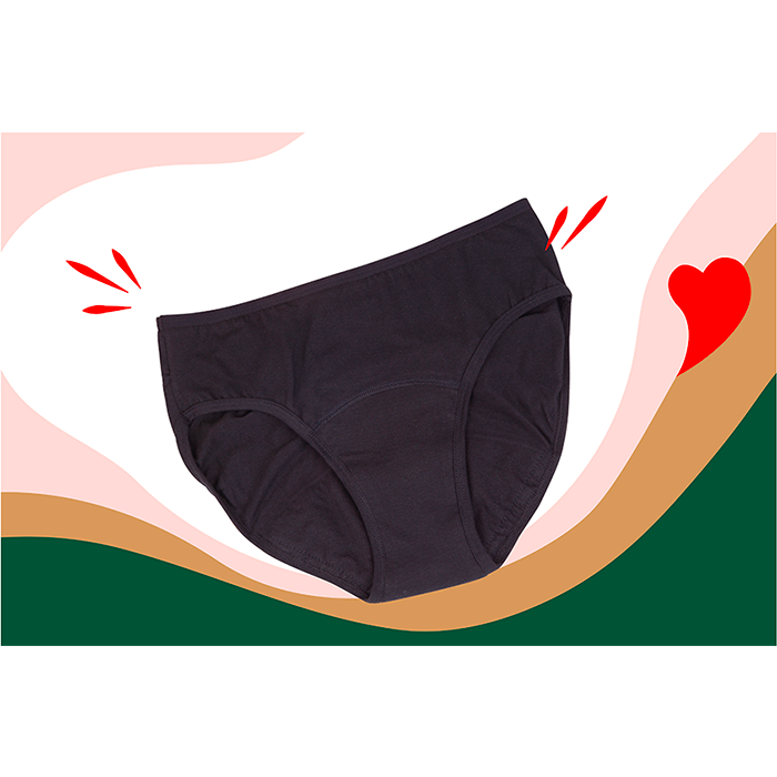 Fava | Culotte menstruelle en coton bio - La Re.culottée 