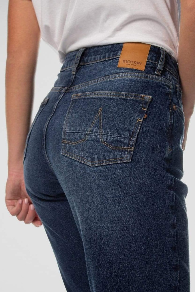 Kuyichi | Jean Nora Loose Tapered - Hemp Blue