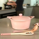 Cookut | Ustensiles Cuillère et Louche en bois - Rose