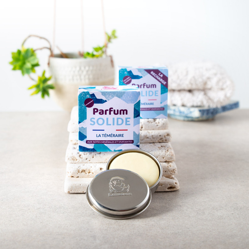 Lamazuna | Parfum solide La Téméraire + Boîte inox 