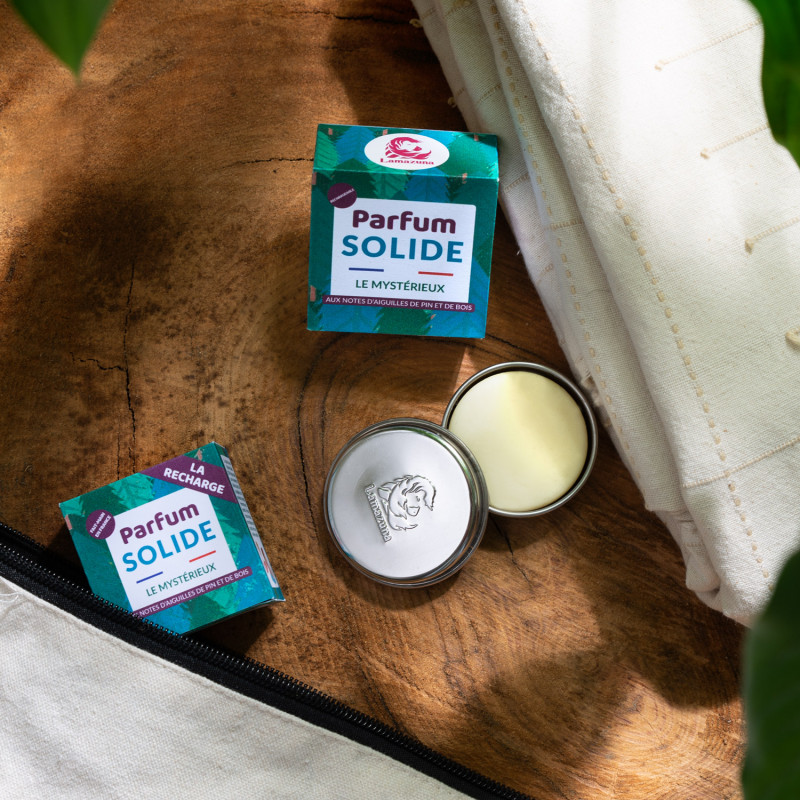 Lamazuna | Parfum solide Le Mystérieux + Boîte inox 