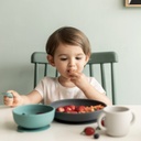 Ekobo | Bambino Silicone - Coffret Repas Bébé en silicone Premium - Lagoon