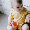Ekobo | 2 Tasses d'apprentissage en silicone - Coral / Mimosa