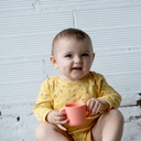 Ekobo | 2 Tasses d'apprentissage en silicone - Coral / Mimosa