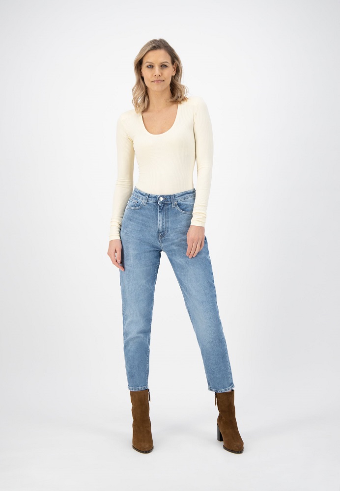Mud Jeans | Jean Femme Mams Stretch Tapered - Old Stone