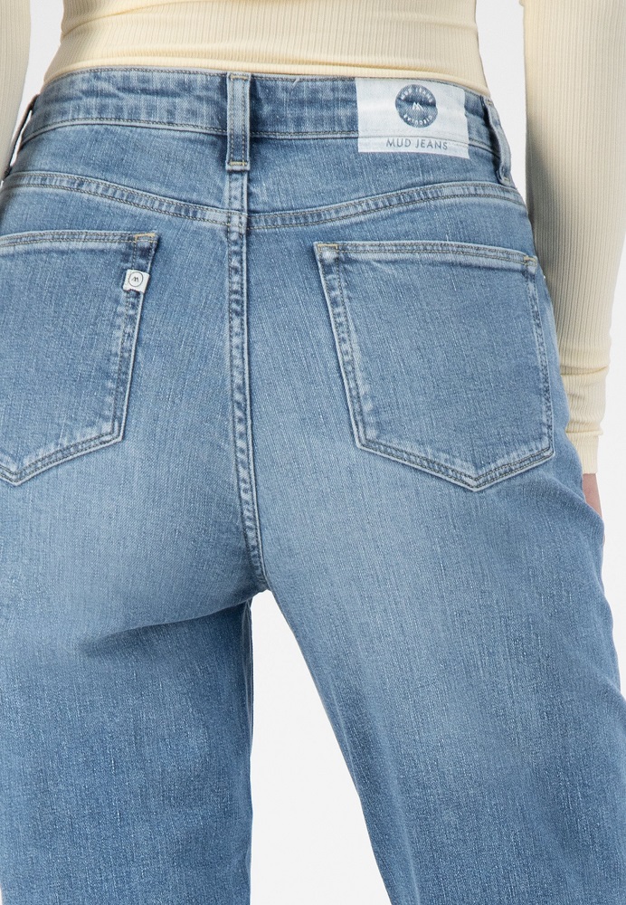 Mud Jeans | Jean Femme Mams Stretch Tapered - Old Stone