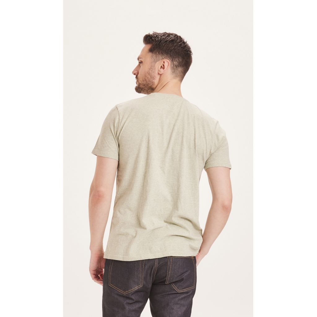 Knowledge Cotton Apparel | T-Shirt Alder Basic - Lint melange