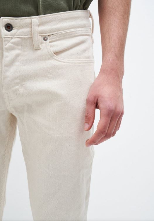 Kuyichi | Jean Jim Tapered Undyed - Off White