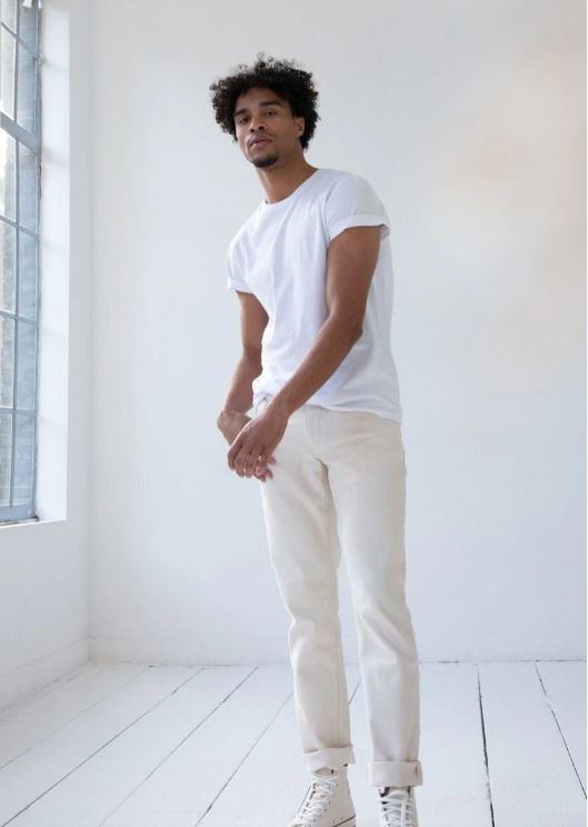 Kuyichi | Jean Jim Tapered Undyed - Off White