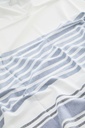 MADAM STOLTZ | Serviette en coton 100x180cm - Blue