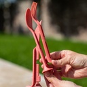 Koziol |  Set de couverts 3-pièce - KLIKK POCKET