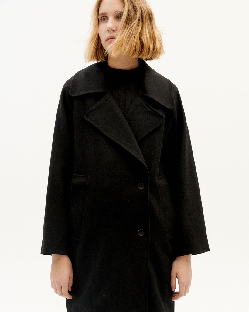 Thinking Mu | Manteau Trash Grace - Black 