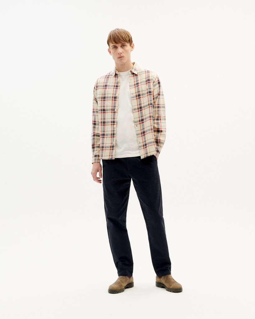 Thinking Mu | Sur-chemise Checks Bes - Navy