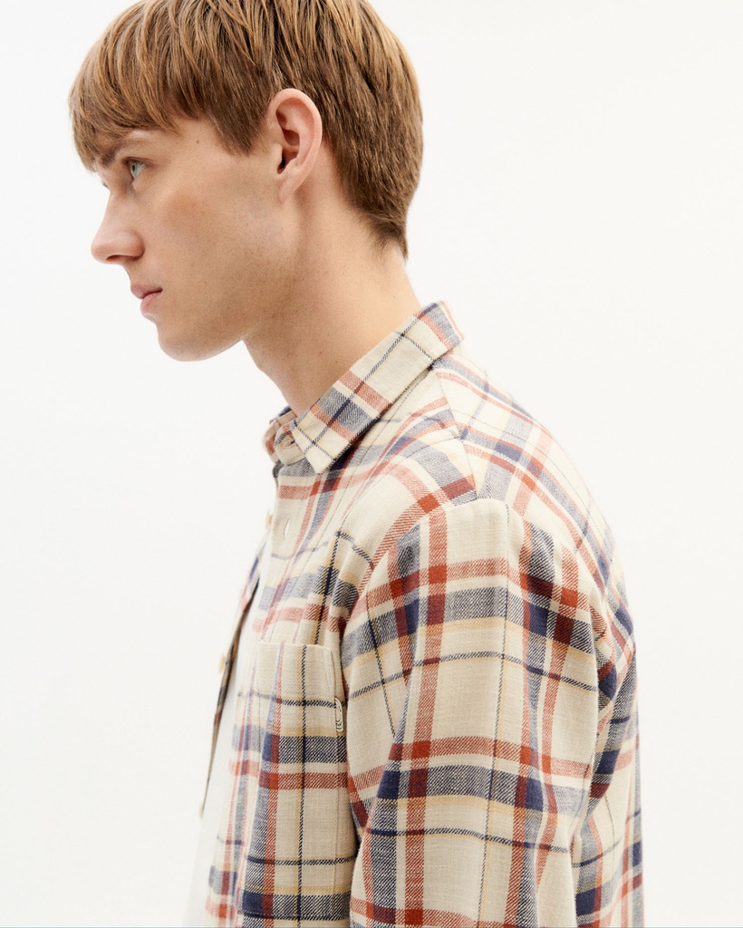 Thinking Mu | Sur-chemise Checks Bes - Navy