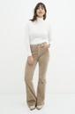 Kuyichi | Pantalon Lisette Flare - Corduroy Sand