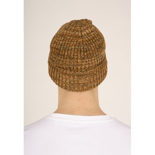 Knowledge Cotton Apparel | Twisted yarn rib hat - Forrest Night
