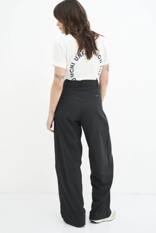 Kuyichi | Patty Pallazzo Pants - Anthracite Melange