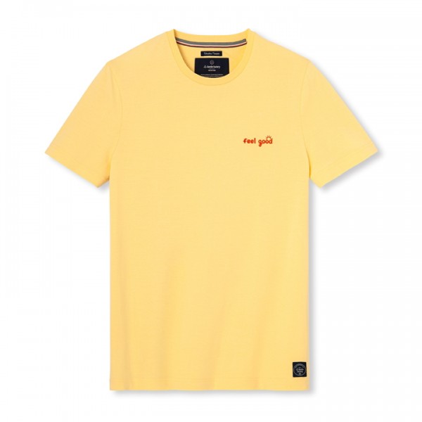 Gentle Factory | T-shirt Philibert &quot;GENTLEMAN FRANCAIS&quot;- Beige