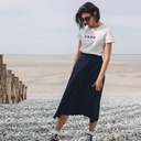 La Gentle Factory | NEW T-shirt Palmyre - Charmante Française - Ecru