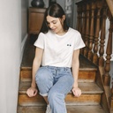 La Gentle Factory | T-shirt Baptiste broderie Vélo - Kaki