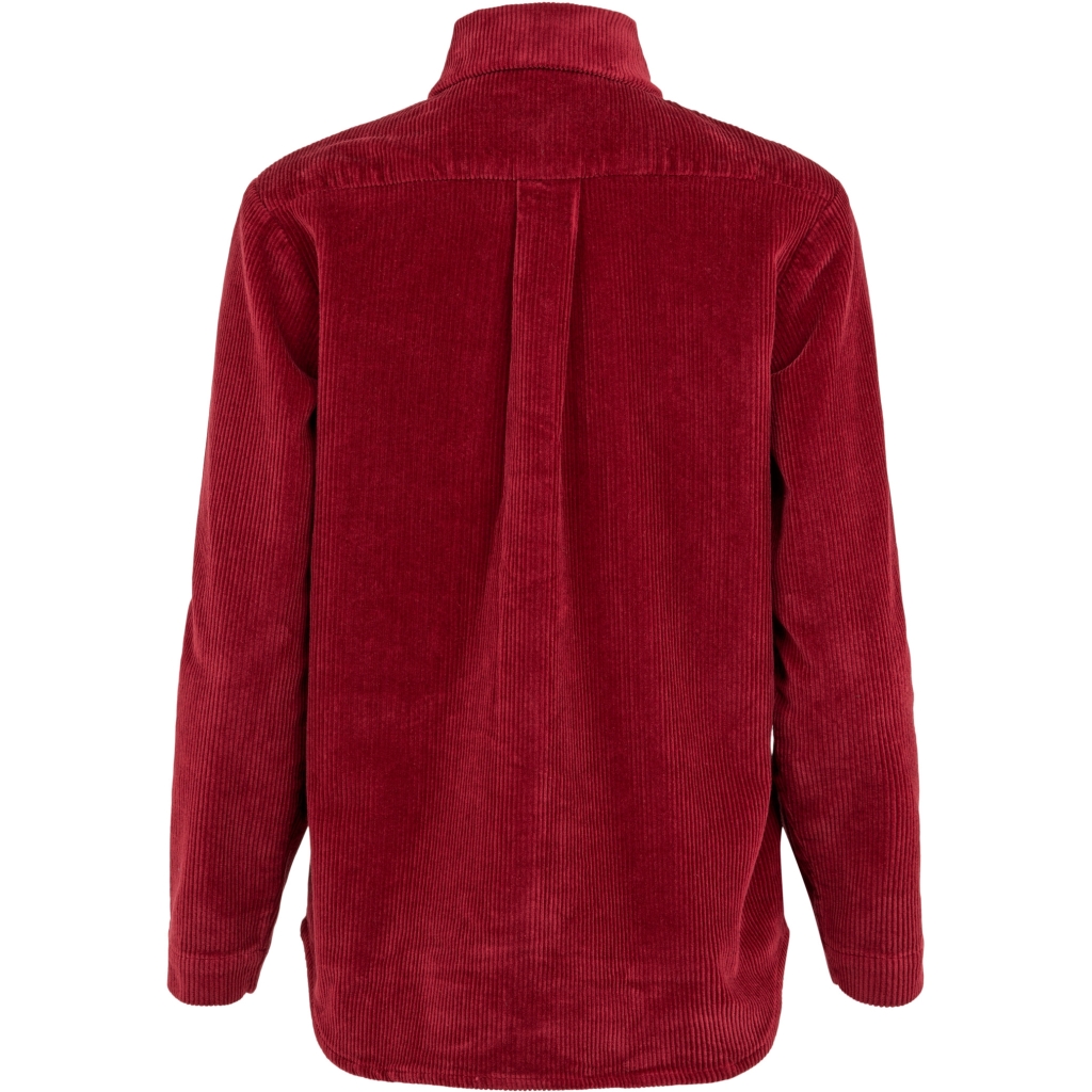 Knowledge Cotton Apparel | Sur-chemise en velours - Rhubarb 