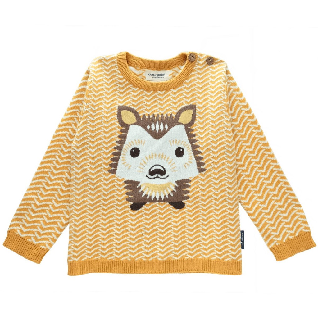 Coq en Pate | Pull MIBO HÉRISSON - Ocre 