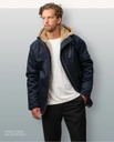 HOODLAMB | Manteau homme classique - vert