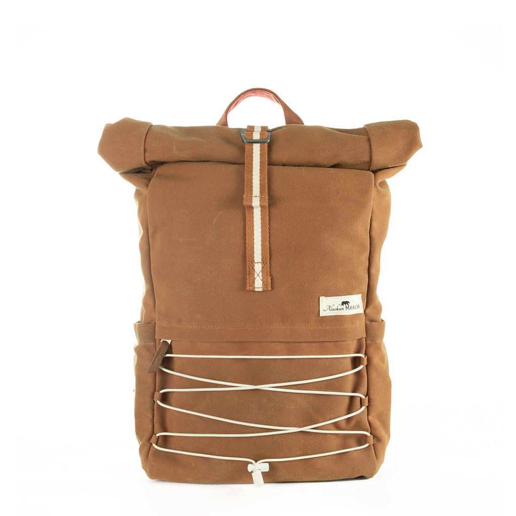 Alaskan Maker | Sac à dos roll top KENAÏ  Moutarde