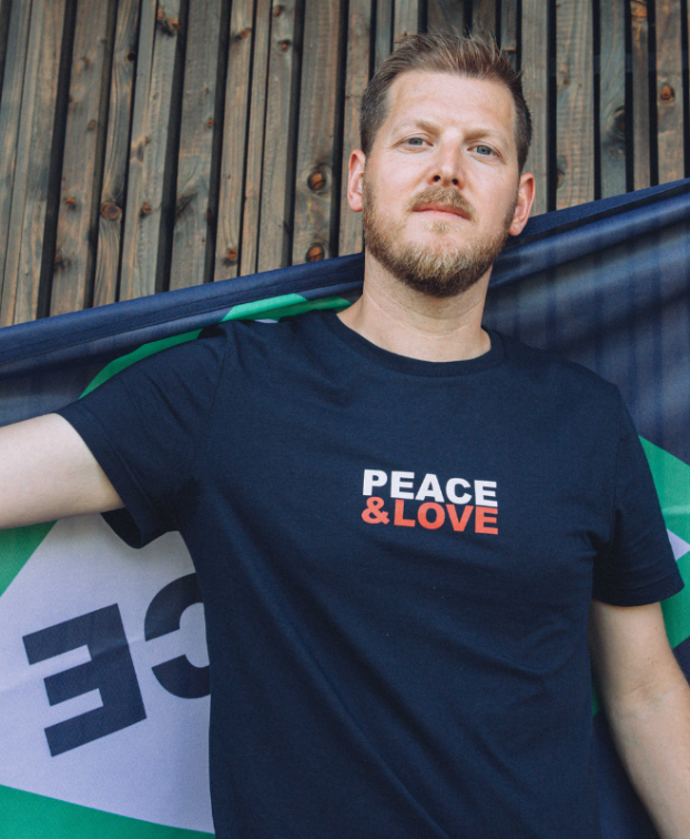 La Gentle Factory | T-shirt Baptiste Broderie Coeur - Ecru