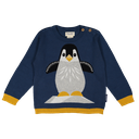 Coq en Pate |Pull MIBO PINGOUIN  - Bleu