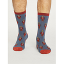 Chaussettes en bambou Homme - Robot Bleues - Thought