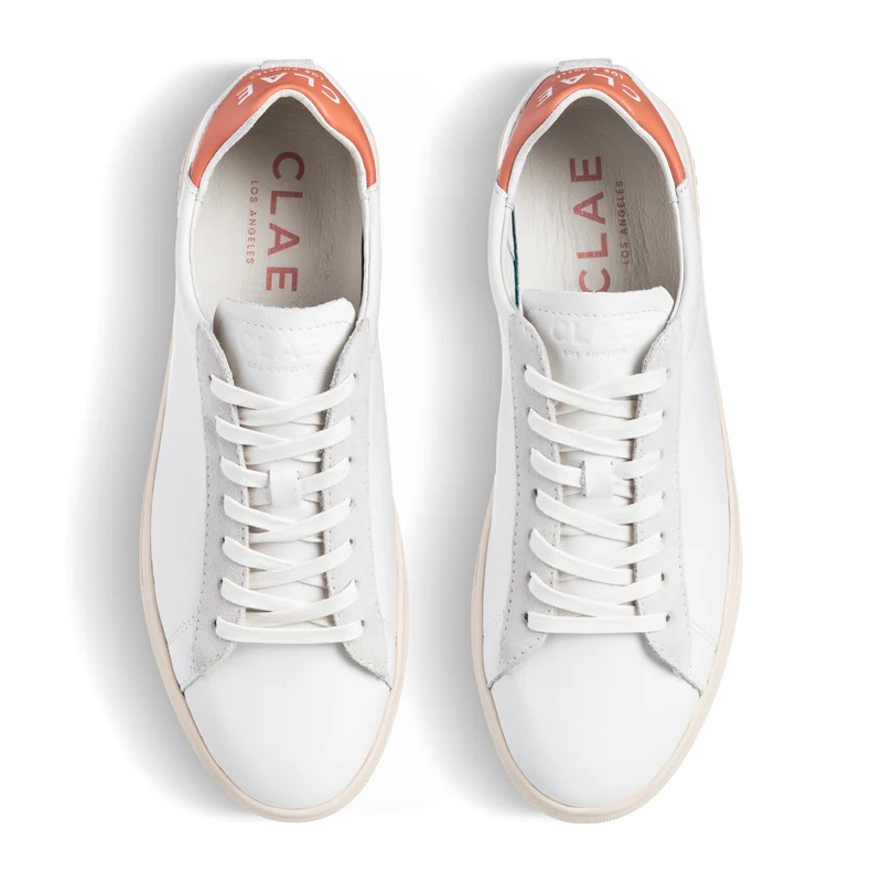 Clae | BRADLEY CALIFORNIA WHITE LEATHER LODEN GREEN