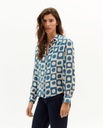 Thinking Mu | Blouse Kati - Blue Big Spots