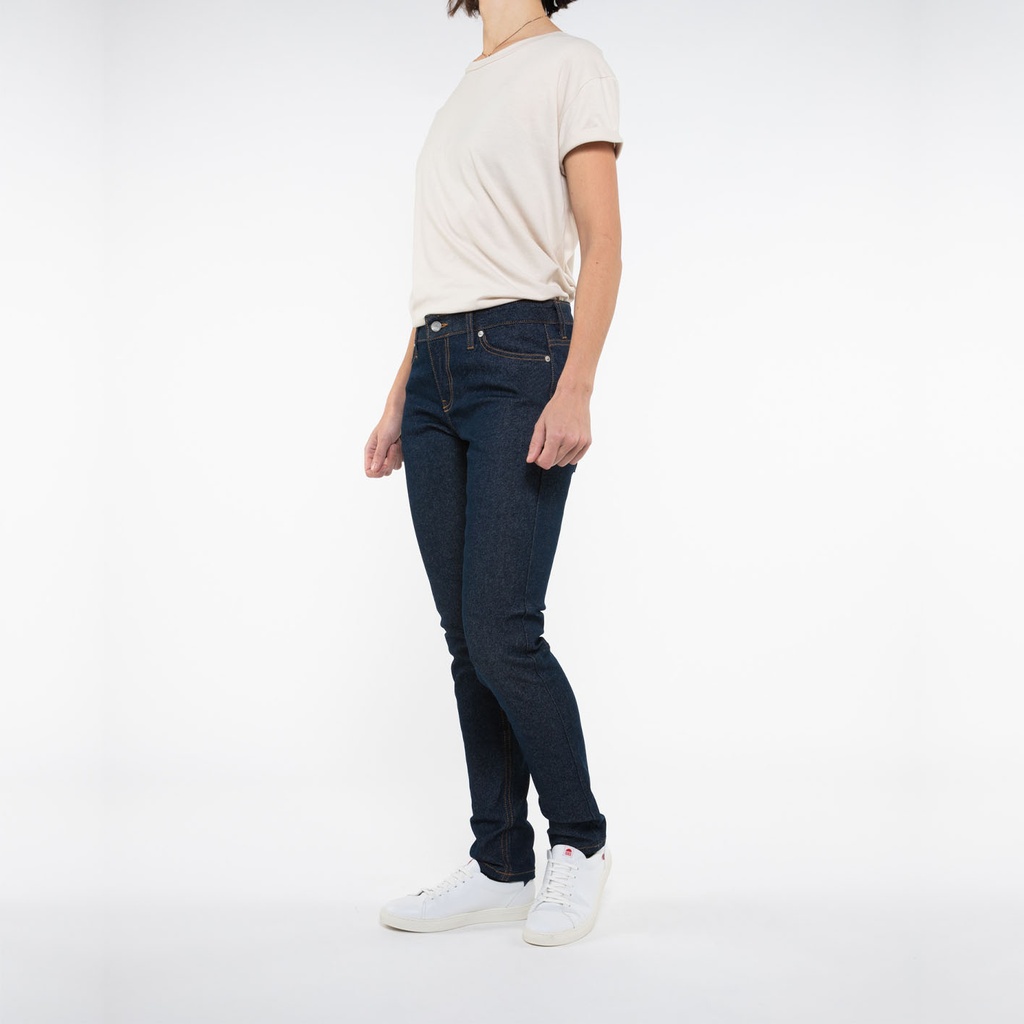 1083 | Jeans 204 Fuselé Coton bio Filidenim Flex Bleu 