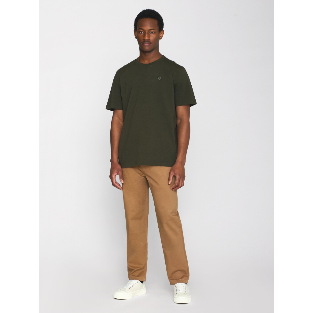 Knowledge Cotton Apparel | T-shirt Badge - Forrest Night 